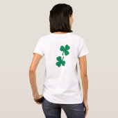 Chance Chic Irlandaise Clover Femme T-Shirt Basic (Dos entier)