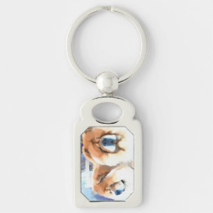 CHANCE & CHLOE heARTdog chow Sleutelhanger