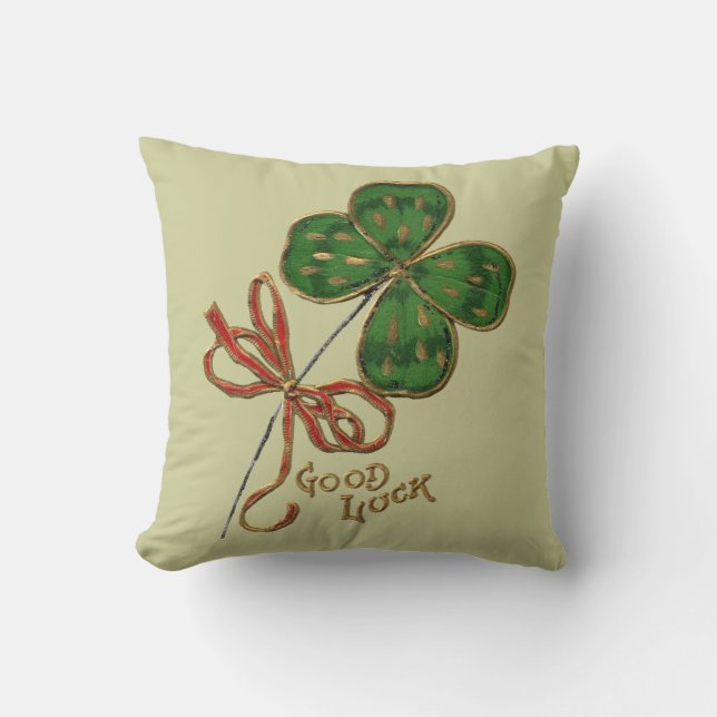 Chance de l'Irlandais Coussin de la Saint-Patrick (Recto)