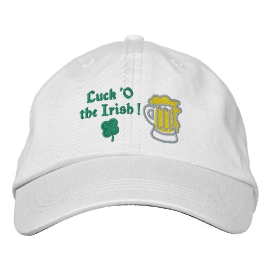 Chance des Irlandais Casquette Brodée (Devant)