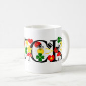 Chance et charme mug (Devant droit)