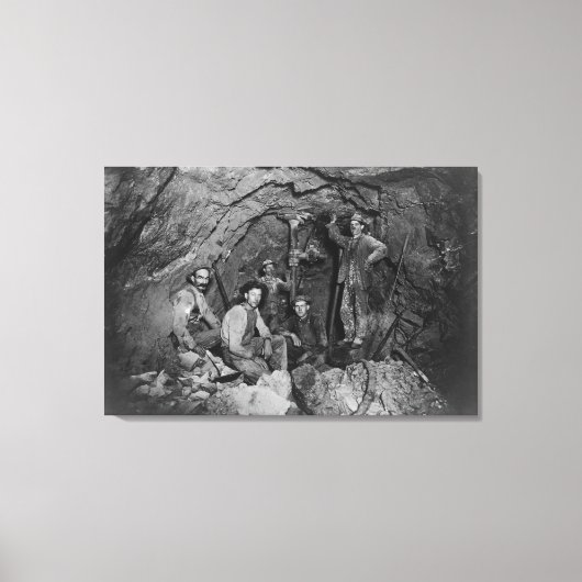 Chance Mine Lead Mining in Coeur d'Alene, ID Canvas Afdruk (Voorkant)
