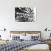 Chance Mine Workers die Coeur d'Alene opladen Canvas Afdruk (Insitu (Slaapkamer))