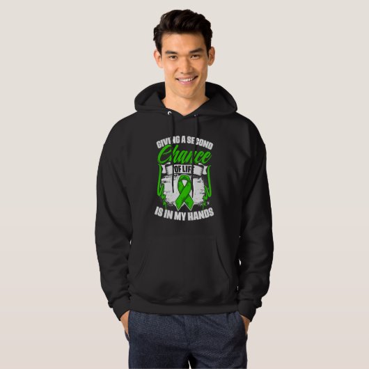Chance Of Life Kidney Transplant Donate Life Orga Hoodie (Voorkant volledig)