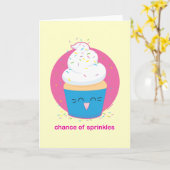 Chance of Sprinkles Kaart (Gele Bloem)