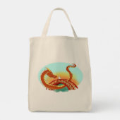Chance-ontmoeting op zonsondergang tote bag (Achterkant)