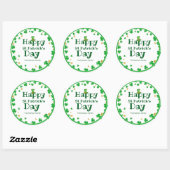 Chance Shamrock Stickers Saint Patrick (Feuille)