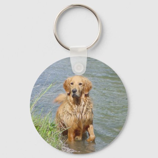 Chance ~ the Golden Retriever Sleutelhanger (Voorkant)