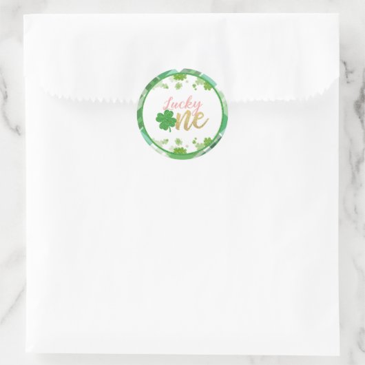 Chance un Autocollant Anniversaire - Fille (Sac)