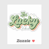 Chance Vibes St. Patrick's Day Vinyl Sticker (Feuille)
