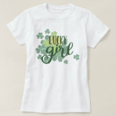 Chanceuse Shamrock St. Patrick's Day T-shirt (Design devant)
