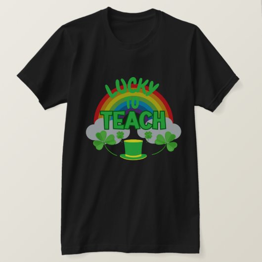Chanceux d'enseigner – T-Shirt pour enseignants de (Design devant)