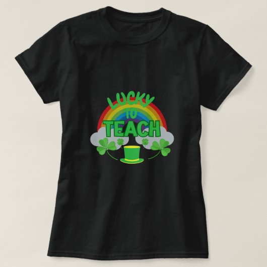Chanceux d'enseigner – T-Shirt pour enseignants de (Design devant)