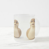 Chanceux serpent souriant Mug (Devant droit)