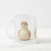 Chanceux serpent souriant Mug (Gauche)