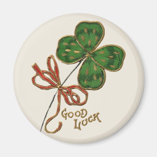 Chanceux St. Patrick's Day Aimant Irlandais (Devant)