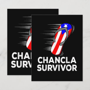 Chancla-overlevende Bedankkaart