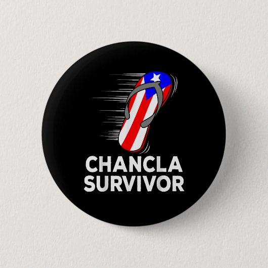 Chancla-overlevende Ronde Button 5,7 Cm (Voorkant)