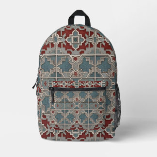 Chand Motif Bedrukte Rugzak