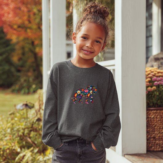 Chandail à manches longues Floral Brouillon pour f