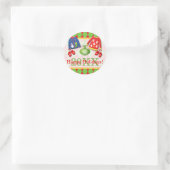 Chandail de Noël moche Happy Holidays Sticker (Sac)