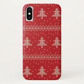 Chandail de Noël Snowflake coque iphone (Dos)
