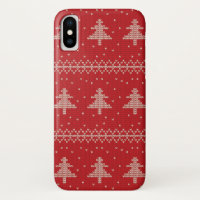 Chandail de Noël Snowflake coque iphone