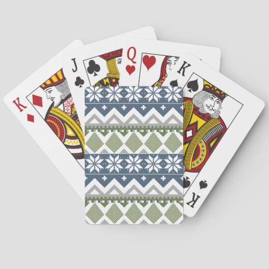 Chandail d'hiver Classique Cartes de Jeu (dos)