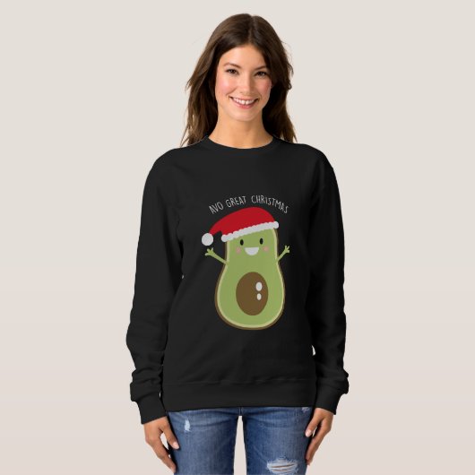 Chandail mignon de pullover de Noël de Noël (Devant entier)