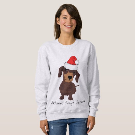 Chandail mignon de pullover de Noël de Noël de (Devant entier)