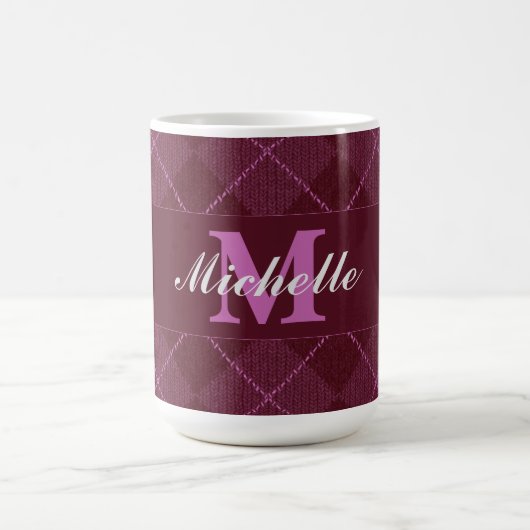 Chandail monogramme 15 oz Mug classique. (Centre)