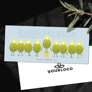Chandeleur de Hanukkah Olives Carte de la Pale B