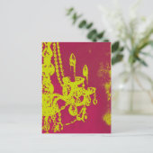 Chandelier antique ~ Carte postale / Invitation (Debout devant)