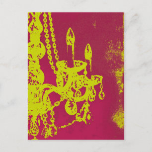 Chandelier antique ~ Carte postale / Invitation