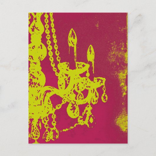 Chandelier antique ~ Carte postale / Invitation (Devant)