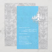 Chandelier Breeze Invitations de mariage (Devant / Derrière)
