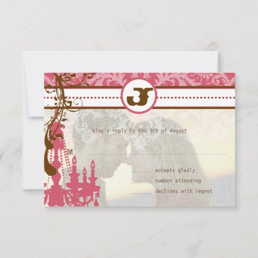 Chandelier Brown rose et chocolat RSVP (Dos)