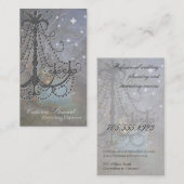 Chandelier Carte de visite de l'organisateur d'évé (Devant / Derrière)