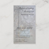 Chandelier Carte de visite de l'organisateur d'évé (Dos)