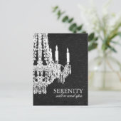 Chandelier - Carte postale publicitaire Spa (Debout devant)