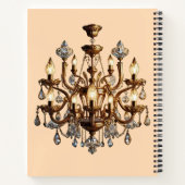 "Chandelier Charm" Notitieboek (Achterkant)