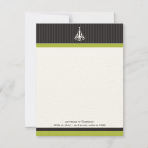 Chandelier classique Cartes à notes plates personn