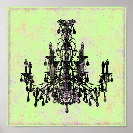 Chandelier Coco ~ Imprimer / Poster (Devant)