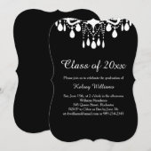 Chandelier cristaux Graduation Party Invitation (Devant / Derrière)