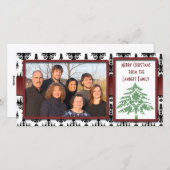 Chandelier Damask Green Damask Tree Cartes photos (Devant / Derrière)