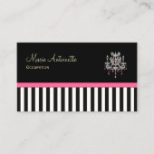 Chandelier de Boutique français ~ Cartes de visite (Devant)