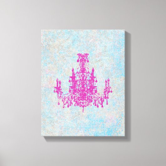 Chandelier de coco CHANGE COULEUR ~ Toile envelopp (Recto)