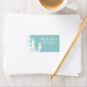 Chandelier de coco CHANGER DE COULEUR ~ Étiquette (En situation)