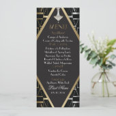 Chandelier de menu Mariage Gatsby Deco Classic (Debout devant)