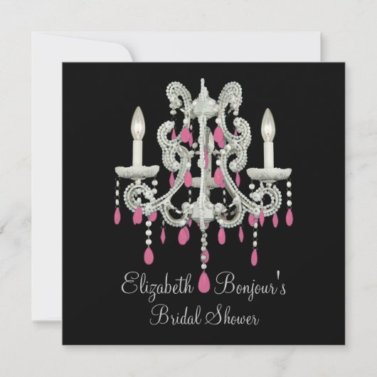 Chandelier de nuit ~ Invitations (Devant)